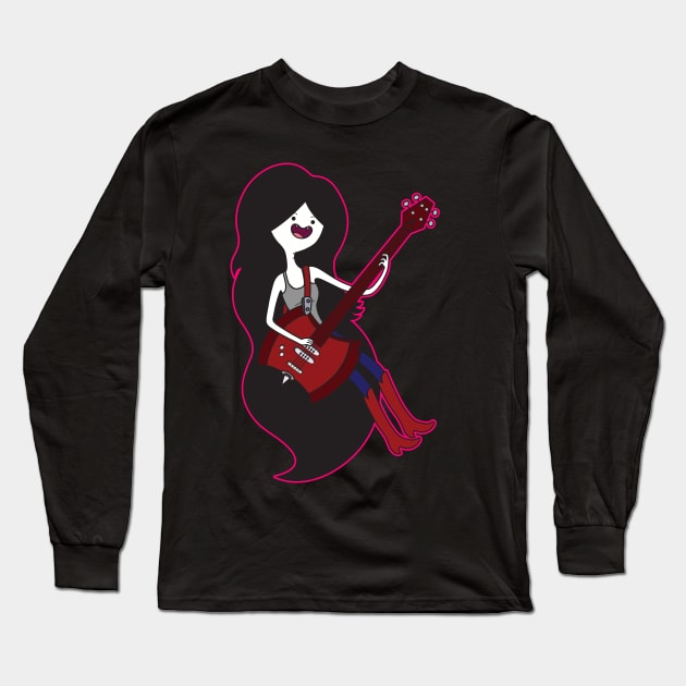 Marceline Long Sleeve T-Shirt by Plushism